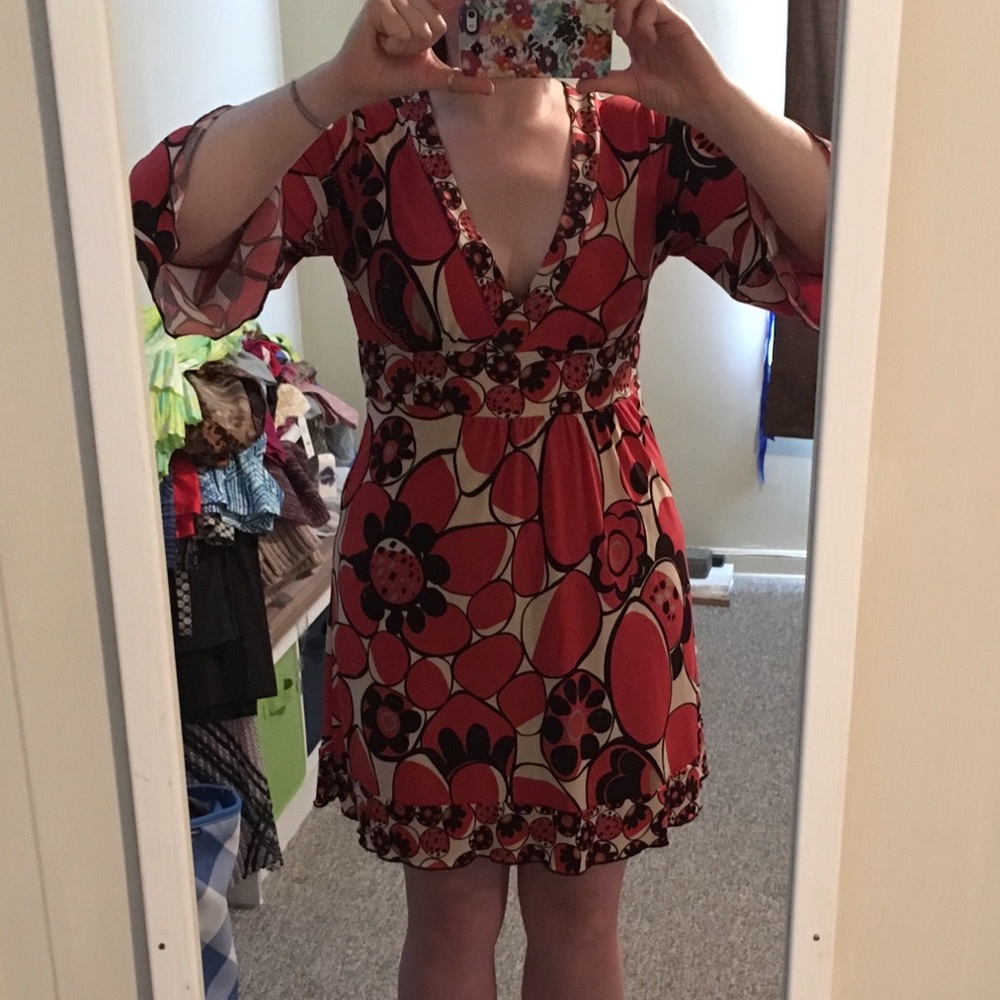 3/4 length sleeve dress